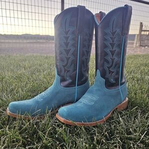 Macie Bean Kids Boots in Teal and Black